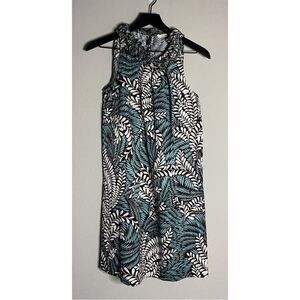 Tyler Boe Ruffle Neckline Sleeveless Shift Dress Size 2